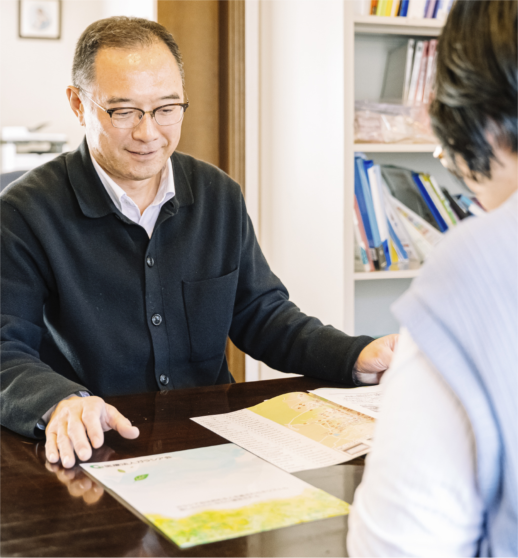 地域の皆様の健康維持のため医療相談の様子